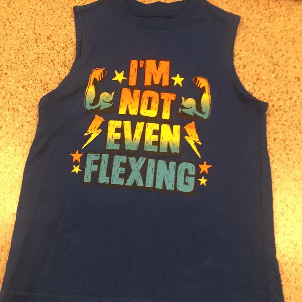 Boys short sleeve tank top